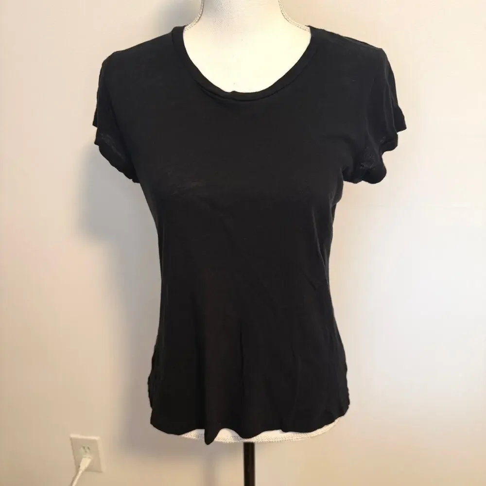 J. Crew Vintage Cotton Baby Tee Crew Neckline T Shirt Bundle Green Black Medium